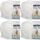 Spinrite Bernat Baby Blanket Yarn White Pack of 4 Skein