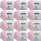 Spinrite Bernat Baby Blanket Yarn Baby Pink Pack of 12 Skein