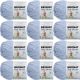 Spinrite Bernat Baby Blanket Yarn Baby Blue Pack of 12 Skein
