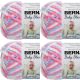Spinrite Bernat Baby Blanket Yarn Pink and Blue Ombre Pack of 4 Skein