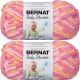 Spinrite Bernat Baby Blanket Yarn Peachy Pack of 2 Skein