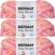 Spinrite Bernat Baby Blanket Yarn Peachy Pack of 3 Skein