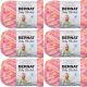 Spinrite Bernat Baby Blanket Yarn Peachy Pack of 6 Skein
