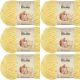 Spinrite Bernat Baby Blanket Yarn Yellow Pack of 6 Skein