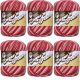 Spinrite Lily Sugar n Cream Yarn Ombres Super Size Damask Pack of 6 Skein