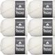 Spinrite Patons Shetland Chunky Yarn White Pack of 6 Skein
