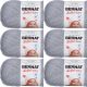 Spinrite Bernat Softee Baby Yarn Solids Flannel Pack of 6 Skein