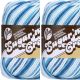 Spinrite Lily Sugar n Cream Yarn Ombres Super Size Hippi Pack of 2 Skein