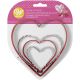 Wilton Cookie Cutter Set 4pcs Heart