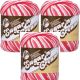 Spinrite Lily Sugar n Cream Yarn Ombres Azalea Pack of 3 Skein