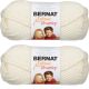 Spinrite Bernat Softee Chunky Yarn Natural Pack of 2 Skein