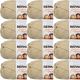 Spinrite Bernat Softee Chunky Yarn Linen Pack of 12 Skein