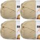 Spinrite Bernat Softee Chunky Yarn Linen Pack of 4 Skein