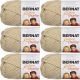 Spinrite Bernat Softee Chunky Yarn Linen Pack of 6 Skein