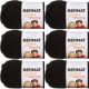 Spinrite Bernat Softee Chunky Yarn Black Pack of 6 Skein