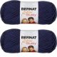 Spinrite Bernat Softee Chunky Yarn Faded Denim Pack of 2 Skein