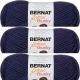 Spinrite Bernat Softee Chunky Yarn Faded Denim Pack of 3 Skein