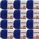 Spinrite Bernat Softee Chunky Yarn Royal Blue Pack of 12 Skein