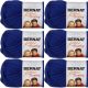 Spinrite Bernat Softee Chunky Yarn Royal Blue Pack of 6 Skein