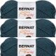 Spinrite Bernat Softee Chunky Yarn Teal Pack of 3 Skein