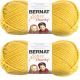 Spinrite Bernat Softee Chunky Yarn Glowing Gold Pack of 2 Skein