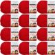 Spinrite Bernat Softee Chunky Yarn Berry Red Pack of 12 Skein