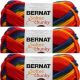 Spinrite Bernat Softee Chunky Ombre Yarn School Yard Pack of 3 Skein