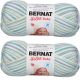 Spinrite Bernat Softee Baby Yarn Ombres Prince Pebbles Pack of 2 Skein