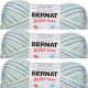 Spinrite Bernat Softee Baby Yarn Ombres Prince Pebbles Pack of 3 Skein