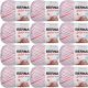 Spinrite Bernat Softee Baby Yarn Ombres Princess Pebbles Pack of 12 Skein