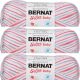 Spinrite Bernat Softee Baby Yarn Ombres Princess Pebbles Pack of 3 Skein
