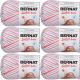 Spinrite Bernat Softee Baby Yarn Ombres Princess Pebbles Pack of 6 Skein