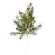 Christmas Floral Christmas Pine Pick with Cedar Cones Green and Brown