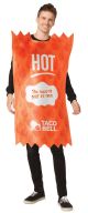 Rasta Imposta Taco Bell Sauce Packet Hot Costume One Size