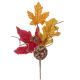 Orange Maple Leaf Pick 7.9 X 12 Inches