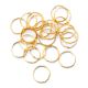 Mini Wedding Rings Gold and Aluminum 3/4 Inches