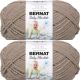 Spinrite Bernat Baby Blanket Big Ball Yarn Baby Sand Pack of 2 Skein