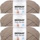 Spinrite Bernat Baby Blanket Big Ball Yarn Baby Sand Pack of 3 Skein