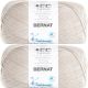 Spinrite Bernat Baby Sport Big Ball Yarn Solids Baby Taupe Pack of 2 Skein
