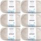Spinrite Bernat Baby Sport Big Ball Yarn Solids Baby Taupe Pack of 6 Skein
