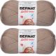 Spinrite Bernat Softee Baby Yarn Solids Little Mouse Pack of 2 Skein