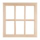 17 Inch Unfinished Wood Window