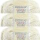 Spinrite Bernat Baby Blanket Yarn Vanilla Pack of 3 Skein