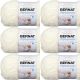 Spinrite Bernat Pipsqueak Yarn Vanilla Pack of 6 Skein