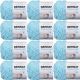 Spinrite Bernat Pipsqueak Yarn Blue Ice Pack of 12 Skein