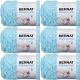 Spinrite Bernat Pipsqueak Yarn Blue Ice Pack of 6 Skein