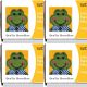 Spinrite Wonderart Latch Hook Kit 12inchX12inch Froggy 1 Pack of 4 Piece