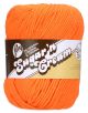 Spinrite Lily Sugar n Cream Yarn Solids Super Size Hot Orange Pack of 22 Skein