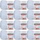 Spinrite Bernat Softee Baby Yarn Ombres Blue Flannel Pack of 12 Skein