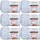 Spinrite Bernat Softee Baby Yarn Ombres Blue Flannel Pack of 6 Skein